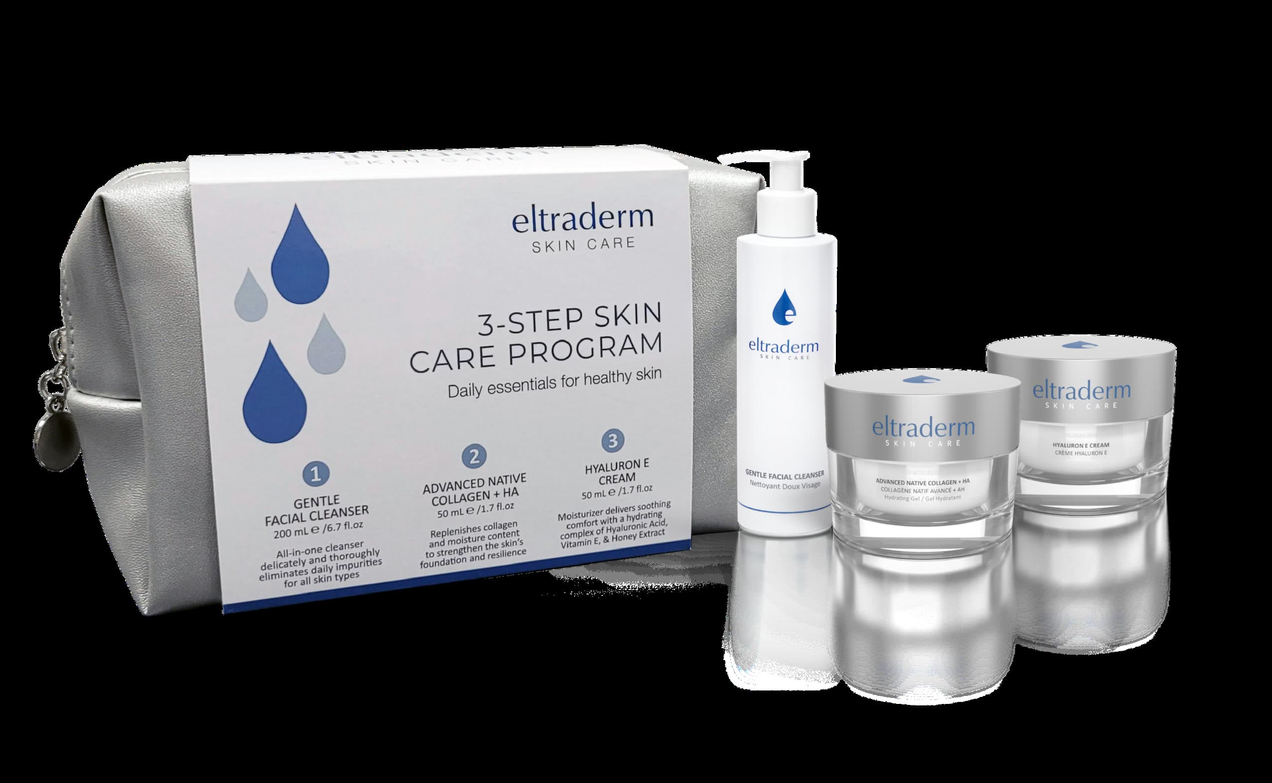 Eltraderm 3-Step Skin Care Program included with consultation